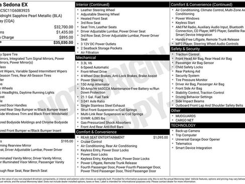 Used 2016 Kia Sedona EX image 41