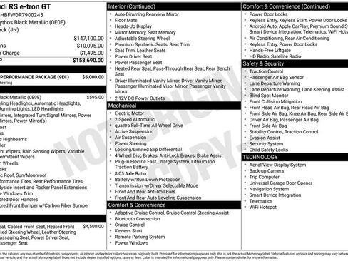 Used 2024 Audi RS e-tron GT w/ Carbon Performance Package image 78