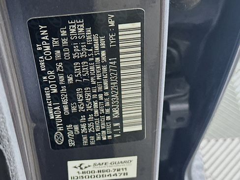 Used 2017 Hyundai Tucson Limited w/ Limited Ultimate Package 03 image 12