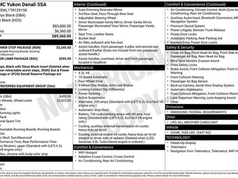 New 2026 GMC Yukon Denali w/ Sun & Power Step Package image 53