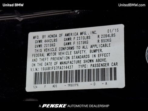 Used 2015 Acura TLX w/ Technology Package FWD image 15
