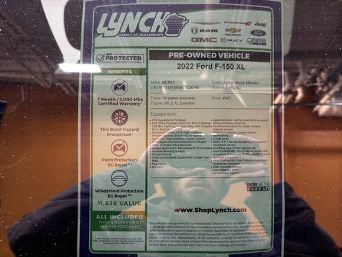 Used 2022 Ford F150 XL w/ STX Appearance Package image 34