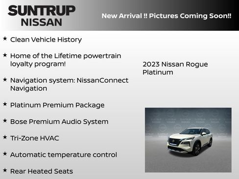 Certified 2023 Nissan Rogue Platinum w/ Platinum Premium Package FWD image 6