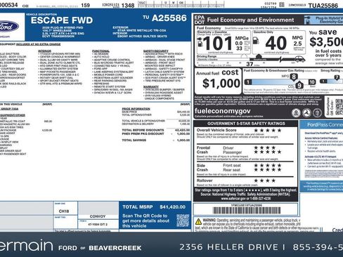 New 2026 Ford Escape SE w/ PHEV Premium Package image 28