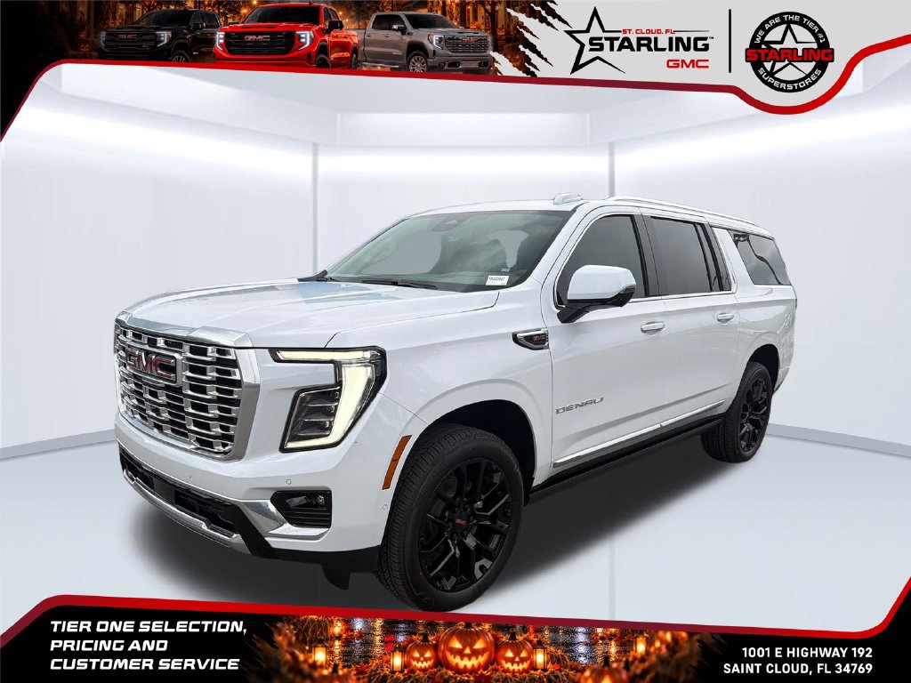 New 2026 GMC Yukon XL Denali w/ Sun & Power Step Package AWD/4WD 360° Tour