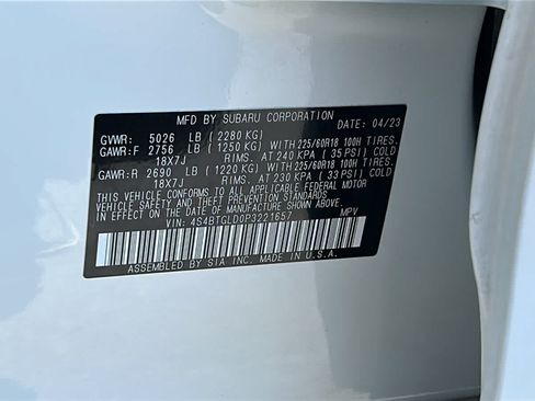 Certified 2023 Subaru Outback Onyx Edition XT AWD/4WD image 31