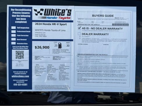 Used 2024 Honda HR-V Sport image 30