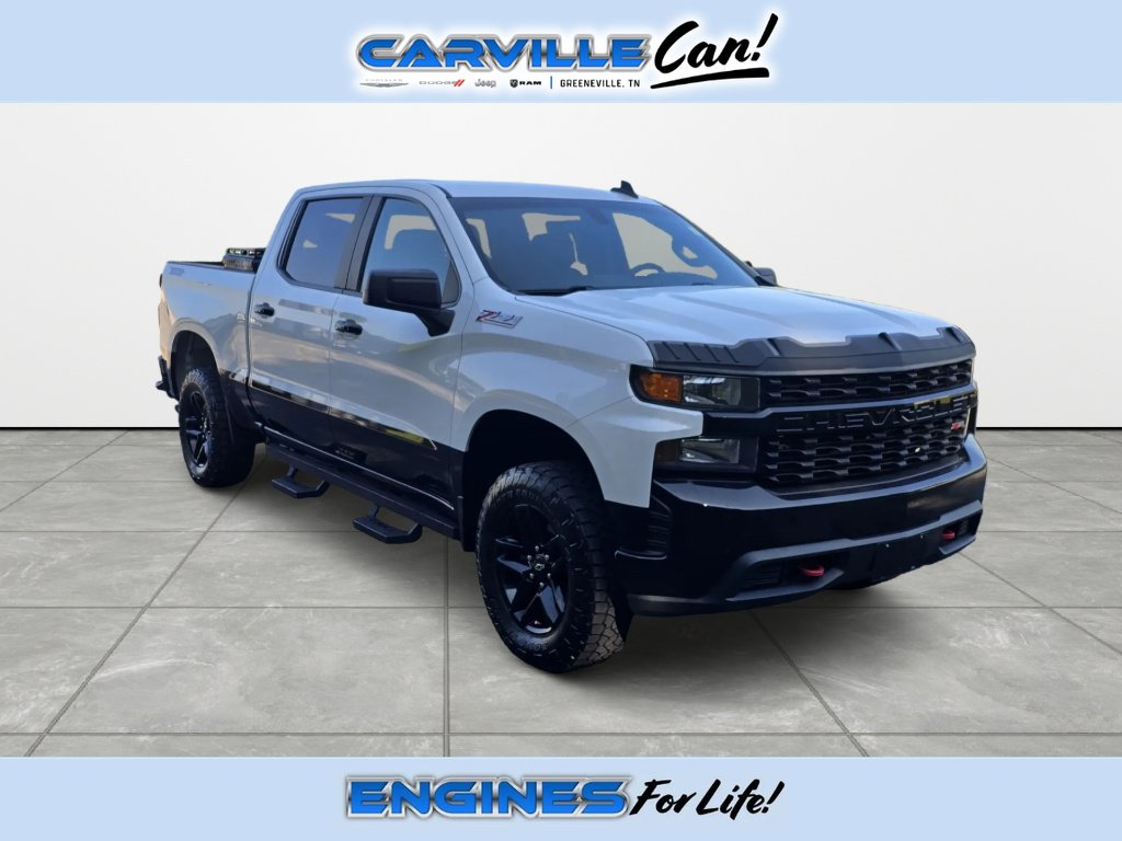 Used 2021 Chevrolet Silverado 1500 Custom Trail Boss w/ LPO, Dark Essentials Package AWD/4WD image 1