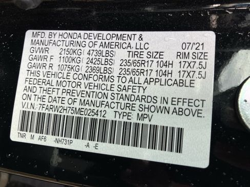 Certified 2021 Honda CR-V Special Edition image 39