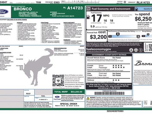 Used 2024 Ford Bronco Heritage Edition image 2