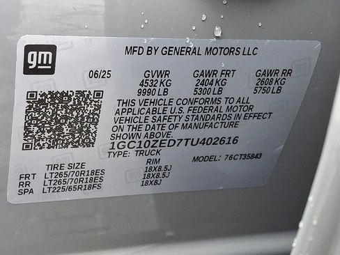 New 2026 Chevrolet Silverado EV LT image 10