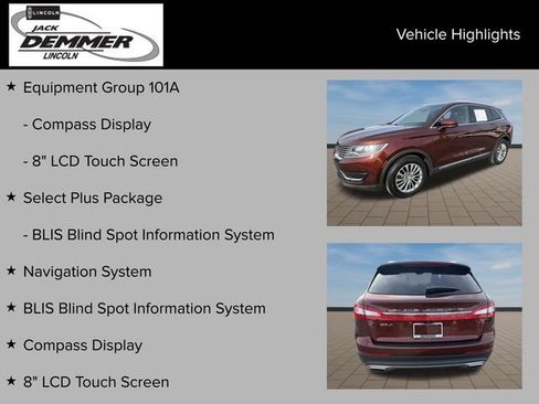 Used 2016 Lincoln MKX Select w/ Select Plus Package image 24