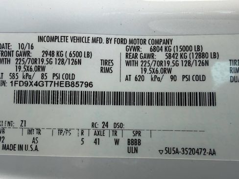 Used 2017 Ford F450 XL w/ XL Value Package image 38