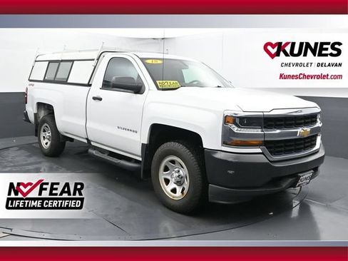 Used 2018 Chevrolet Silverado 1500 W/T w/ WT Convenience Package AWD/4WD image 1