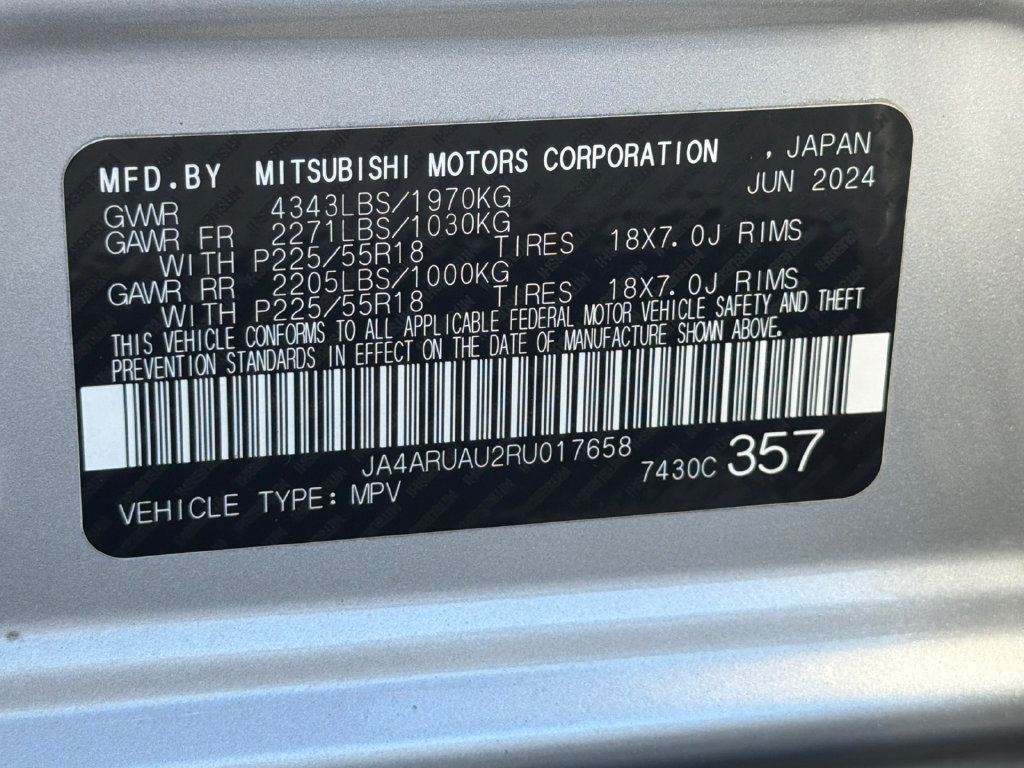 Used 2024 Mitsubishi Outlander Sport ES AWD/4WD image 35