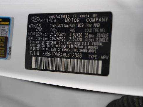 Used 2021 Hyundai Palisade SEL w/ Premium Package AWD/4WD image 32