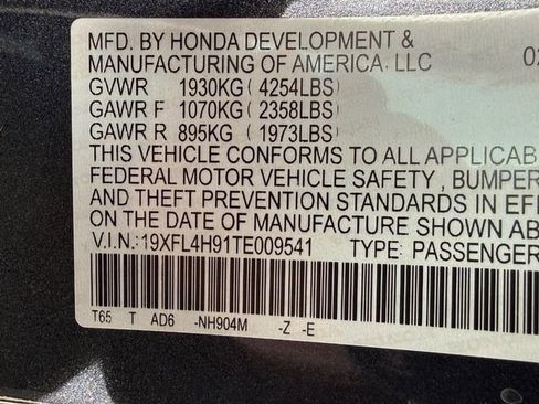 New 2026 Honda Civic Sport Touring image 17