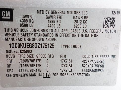 Used 2016 Chevrolet Silverado 2500 W/T w/ WT Fleet Convenience Package AWD/4WD image 37