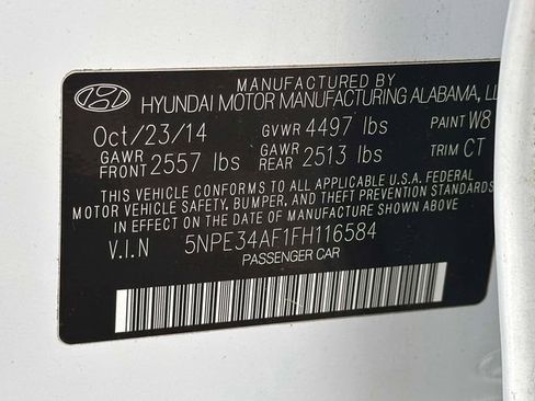 Used 2015 Hyundai Sonata Sport w/ Option Group 04 image 34