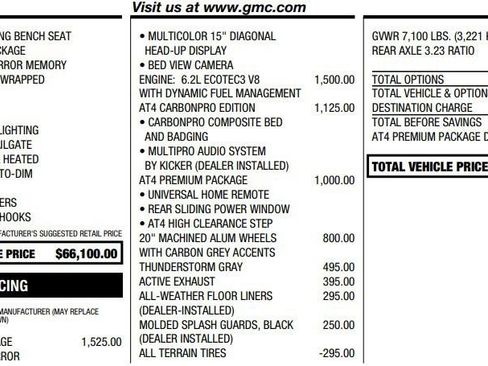 Used 2024 GMC Sierra 1500 AT4 w/ Technology Package image 2