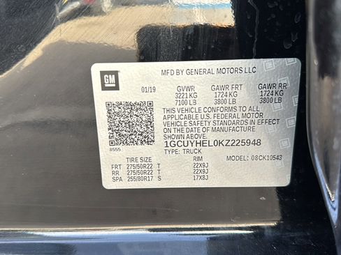 Used 2019 Chevrolet Silverado 1500 High Country image 58