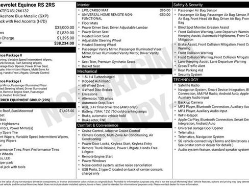 Used 2025 Chevrolet Equinox RS AWD/4WD image 3