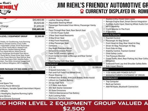 Used 2021 RAM 1500 Big Horn AWD/4WD image 1