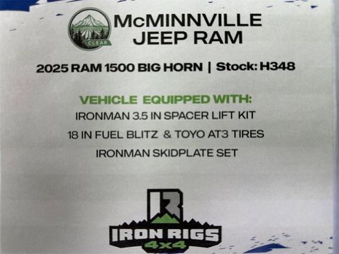 New 2025 RAM 1500 Big Horn image 2