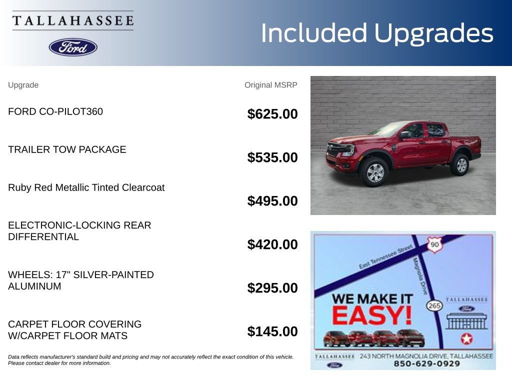New 2026 Ford Ranger XL w/ Trailer Tow Package RWD image 3