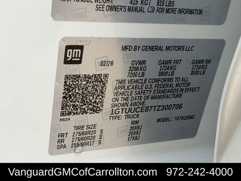 New 2026 GMC Sierra 1500 Elevation w/ Elevation Premium Package AWD/4WD image 23