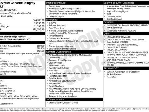 Used 2023 Chevrolet Corvette Stingray Coupe w/ 1LT image 7