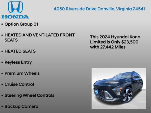 Used 2024 Hyundai Kona Limited image 7