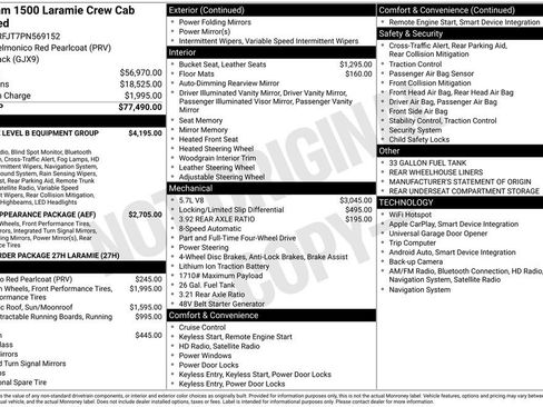 Used 2023 RAM 1500 Laramie AWD/4WD image 2