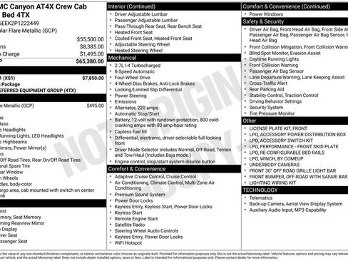 Used 2023 GMC Canyon AT4X w/ Edition 1 AWD/4WD image 46