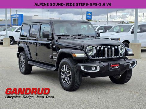 Used 2024 Jeep Wrangler Sahara w/ Technology Group image 1