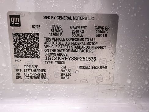 Used 2025 Chevrolet Silverado 2500 High Country w/ High Country Premium Package image 46