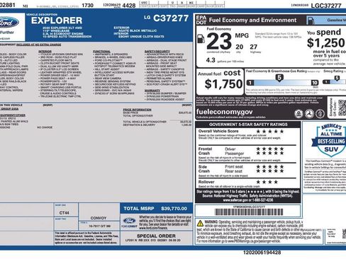Used 2020 Ford Explorer XLT AWD/4WD image 5