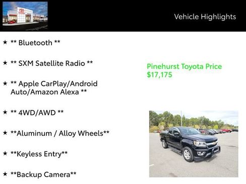 Used 2016 Chevrolet Colorado LT w/ LT Convenience Package image 7