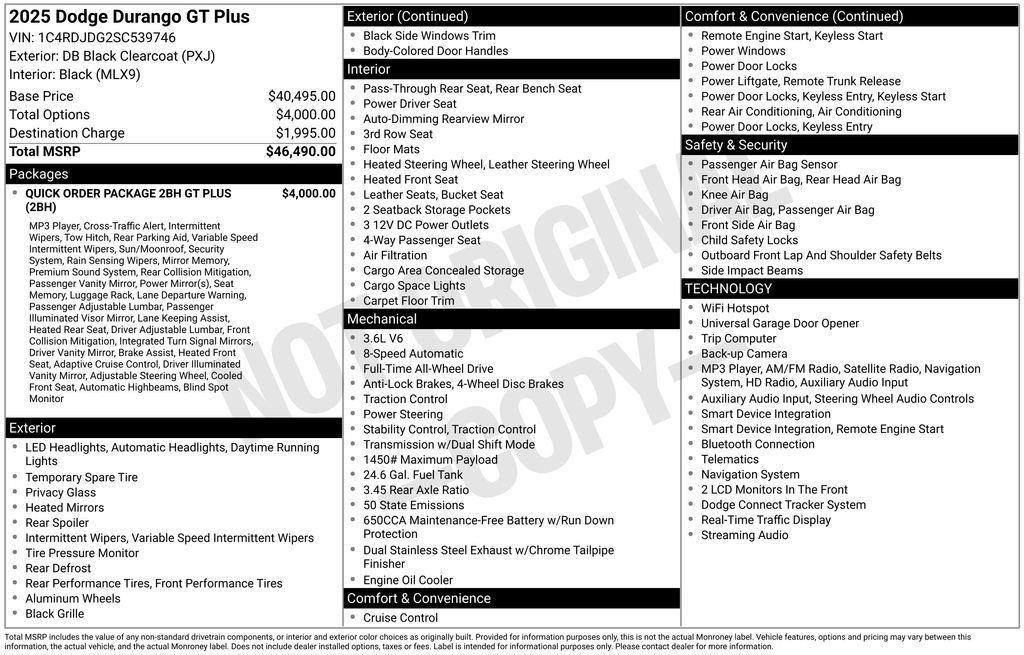Used 2025 Dodge Durango GT AWD/4WD image 13