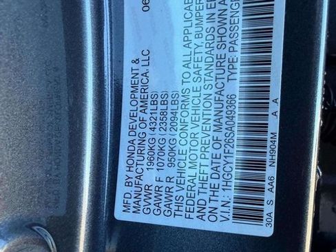 Certified 2025 Honda Accord LX image 25