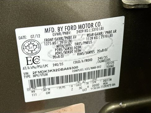 Used 2013 Ford Edge Limited w/ Canadian Touring Pkg image 30