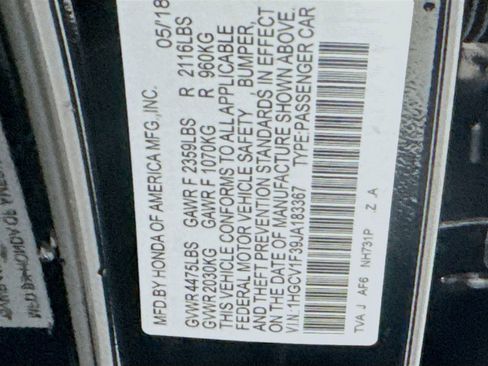 Used 2018 Honda Accord Sport image 39