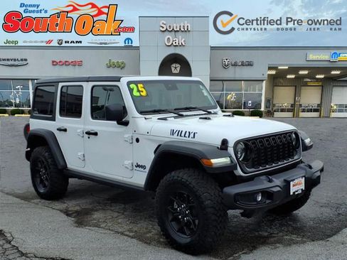 Certified 2025 Jeep Wrangler Unlimited Sport S 4xe AWD/4WD image 1