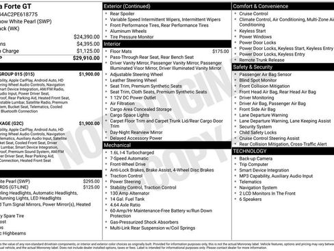 Used 2023 Kia Forte GT w/ GT2 Package FWD image 6