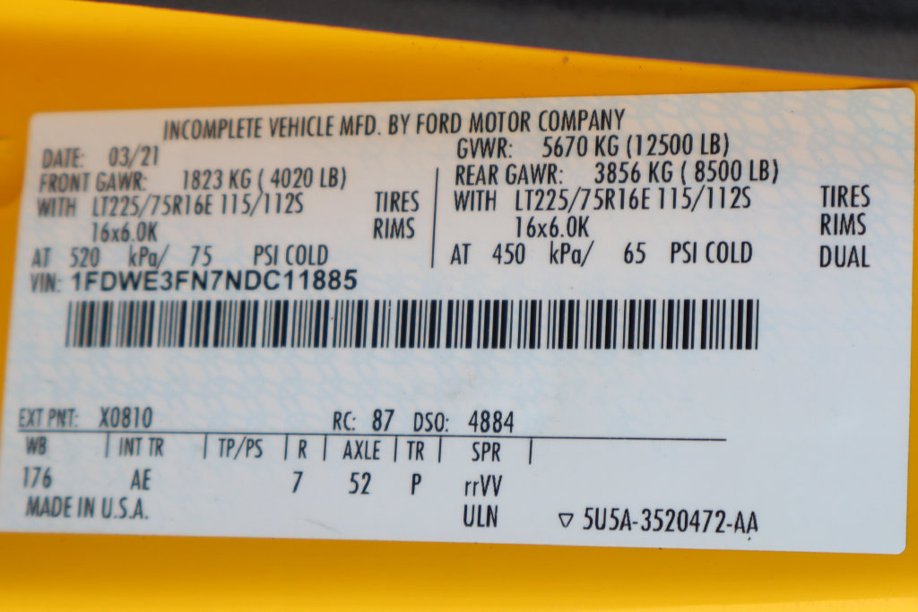 Used 2022 Ford E-350 and Econoline 350 Super Duty RWD image 37