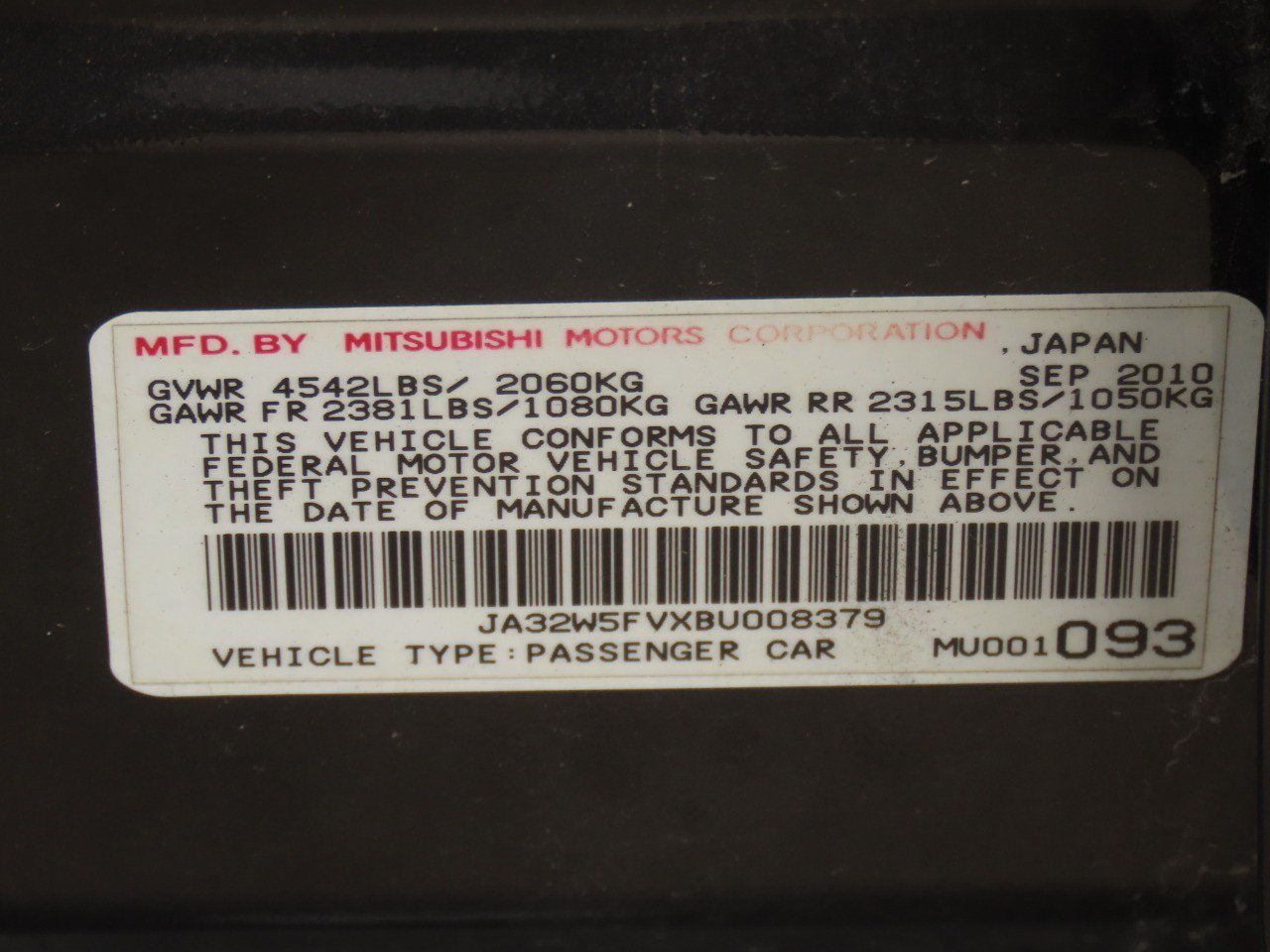 Used 2011 Mitsubishi Lancer Evolution MR AWD/4WD image 21
