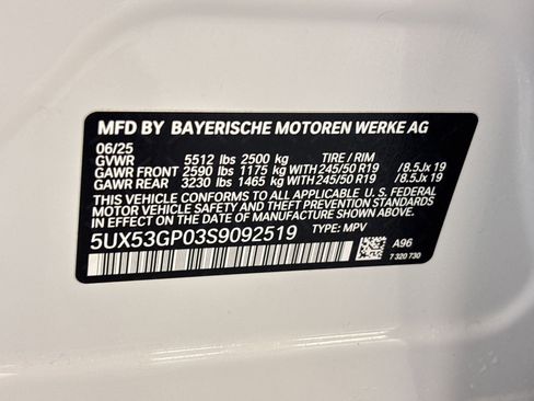 Used 2025 BMW X3 xDrive30i w/ Premium Package image 18