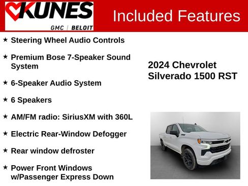 Used 2024 Chevrolet Silverado 1500 RST w/ Convenience Package II image 3