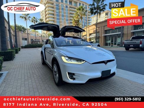 Used 2019 Tesla Model X Long Range AWD/4WD image 1