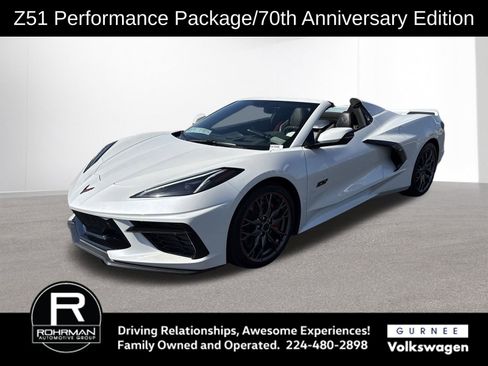 Used 2023 Chevrolet Corvette Stingray Premium Conv w/ Z51 Performance Package RWD image 1